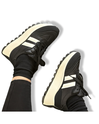 ZAPAS RETRO STREET BLACK|LA OVEJA NEGRA SHOP.