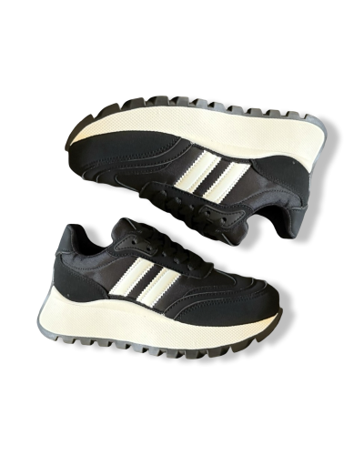 ZAPAS RETRO STREET BLACK|LA OVEJA NEGRA SHOP.