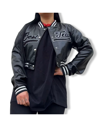 BOMBER BEST TEAM PU|LA Oveja Negra Shop.