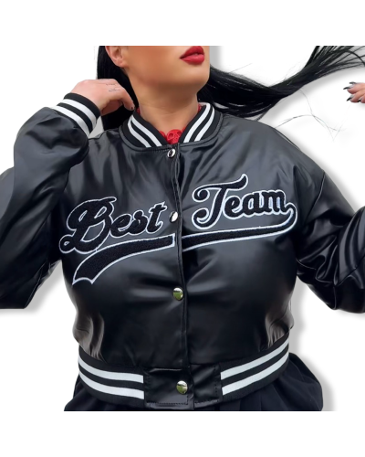 BOMBER BEST TEAM PU|LA Oveja Negra Shop.