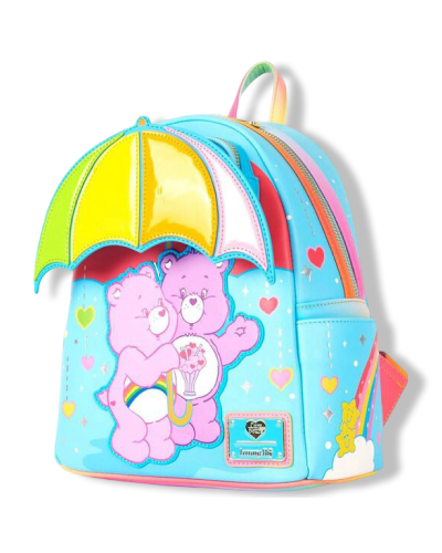 MOCHILA OSOS AMOROSOS PARAGUAS ARCOIRIS|LOUNGEFLY|LA Oveja Negra Shop.