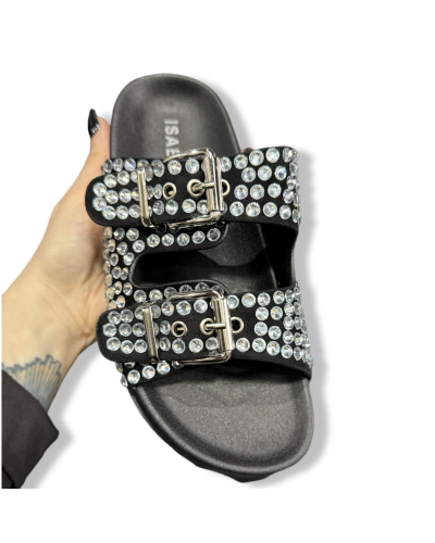 SANDALIA SHINE STREET|LA OVEA NEGRA SHOP.