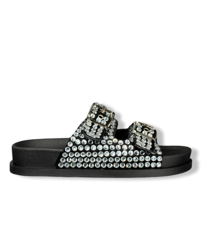 SANDALIA SHINE STREET|LA OVEA NEGRA SHOP.