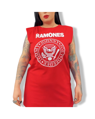 VESTIDO RETRO HOMBROS RAMONES NEGRO|LA Oveja Negra Shop.