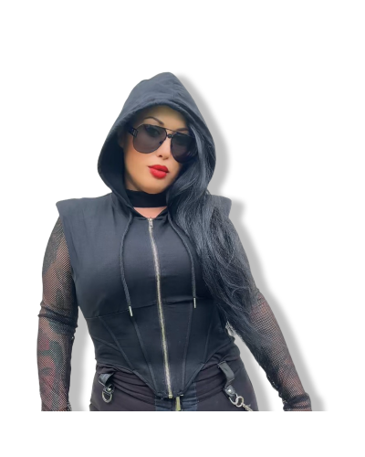 CHALECO CORSET BLACKNESS LA Oveja Negra Shop.