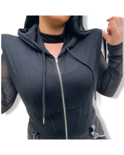 CHALECO CORSET BLACKNESS LA Oveja Negra Shop.