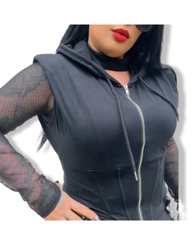 CHALECO CORSET BLACKNESS LA Oveja Negra Shop.