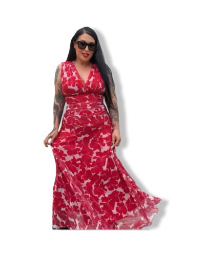VESTIDO FLORAL TUL|LA OVEJA NEGRA SHOP.