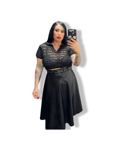 SWEATER TOP TRICOT RETRO DARK|LA OVEJA NEGRA SHOP.