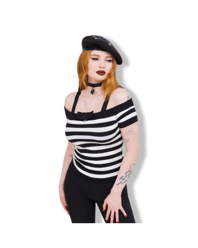 NOIR NANCY BARDOT SWEATER KILLSTAR|LA OVEJA NEGRA SHOP.