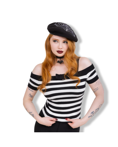 NOIR NANCY BARDOT SWEATER KILLSTAR|LA OVEJA NEGRA SHOP.