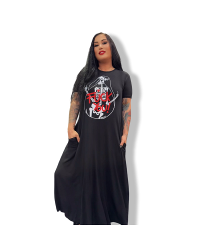 VESTIDO LARGO WITCH GLITTER|LA OVEJA NEGRA SHOP|DARK SHEEPS.