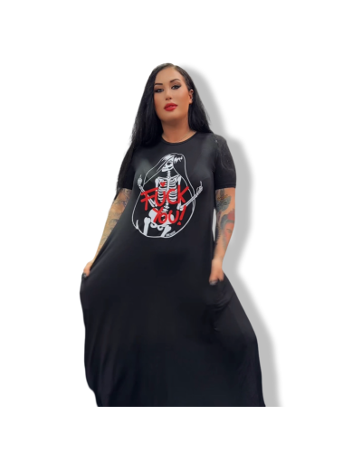 VESTIDO LARGO WITCH GLITTER|LA OVEJA NEGRA SHOP|DARK SHEEPS.