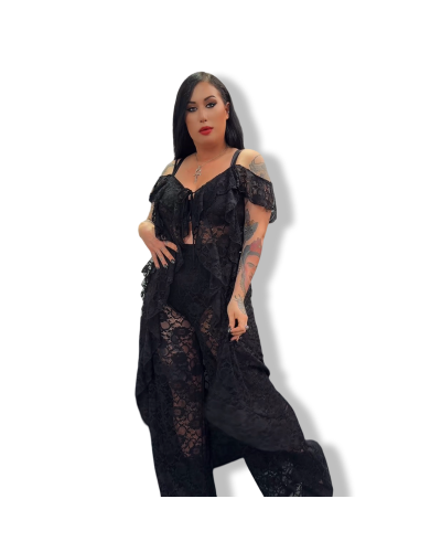 TOP PRISCILA ENCAJE LARGO|LA Oveja Negra Shop.