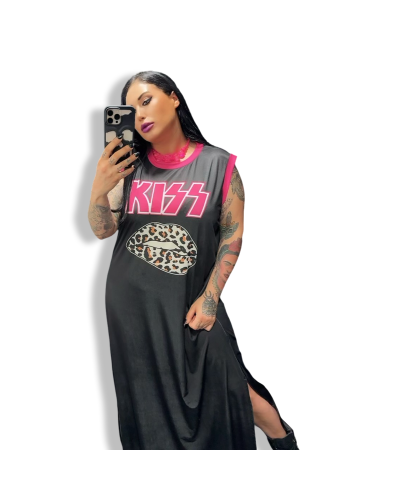 VESTIDO LARGO RIBETE LOW COST|LA OVEJA NEGRA SHOP.