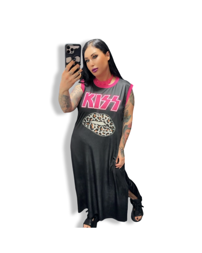 VESTIDO LARGO RIBETE LOW COST|LA OVEJA NEGRA SHOP.