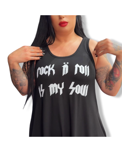 VESTIDO LARGO TOCK IS MU SOUL|LA OVEJA NEGRA SHOP|DARK SHEEPS.