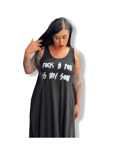 VESTIDO LARGO TOCK IS MU SOUL|LA OVEJA NEGRA SHOP|DARK SHEEPS.