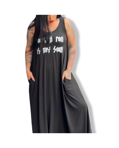 VESTIDO LARGO TOCK IS MU SOUL|LA OVEJA NEGRA SHOP|DARK SHEEPS.