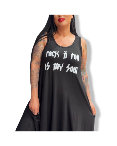 VESTIDO LARGO TOCK IS MU SOUL|LA OVEJA NEGRA SHOP|DARK SHEEPS.