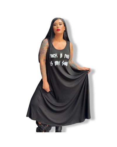 VESTIDO LARGO TOCK IS MU SOUL|LA OVEJA NEGRA SHOP|DARK SHEEPS.
