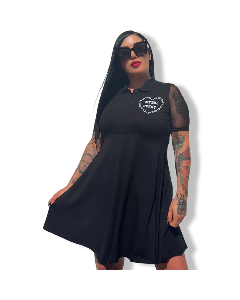 VESTIDO METAL HEART.