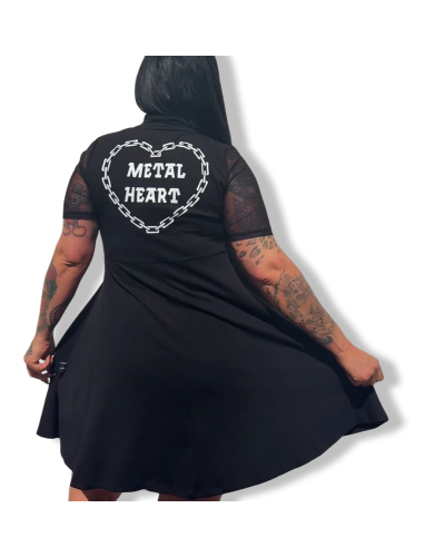 VESTIDO METAL HEART.