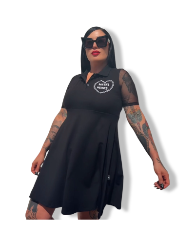 VESTIDO METAL HEART.
