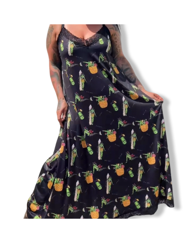 VESTIDO LENCERO DARK THE BRIDE|DARK SHEEPS|LA OVEJA NEGRA SHOP.