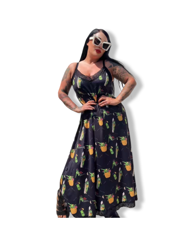 VESTIDO LENCERO DARK THE BRIDE|DARK SHEEPS|LA OVEJA NEGRA SHOP.