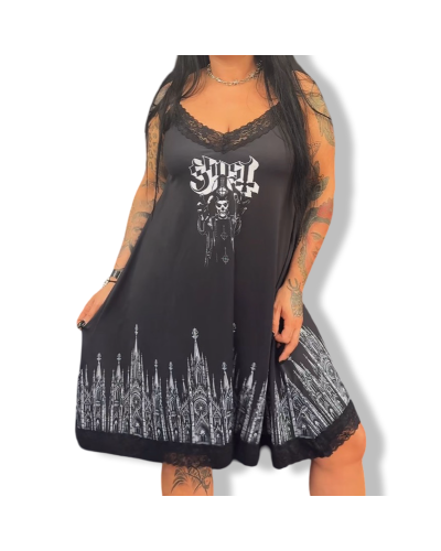VESTIDO LENCERO GHOST CORTO|LA Oveja Negra Shop.
