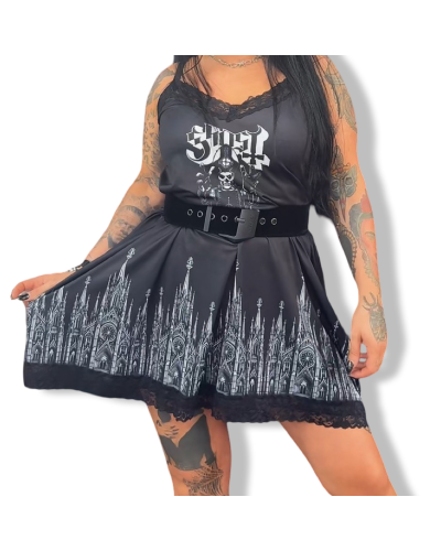 VESTIDO LENCERO GHOST CORTO|LA Oveja Negra Shop.