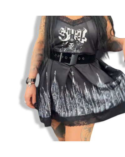 VESTIDO LENCERO GHOST CORTO|LA Oveja Negra Shop.