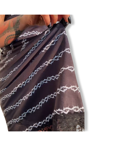 VESTIDO LENCERO ESPINAS CORTO|LA Oveja Negra Shop.