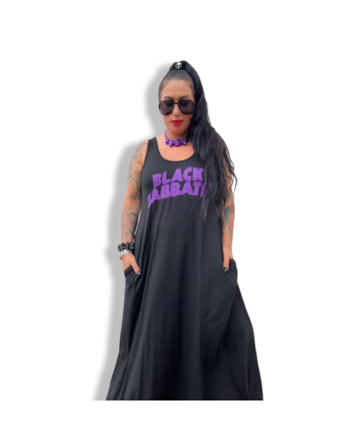 VESTIDO LARGO BLACK SABBAT|LA OVEJA NEGRA SHOP|DARK SHEEPS.