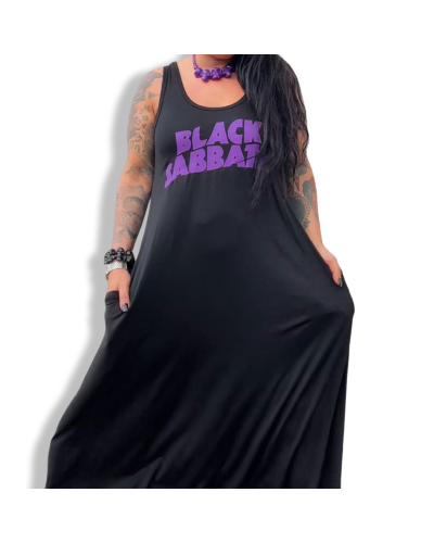 VESTIDO LARGO BLACK SABBAT|LA OVEJA NEGRA SHOP|DARK SHEEPS.
