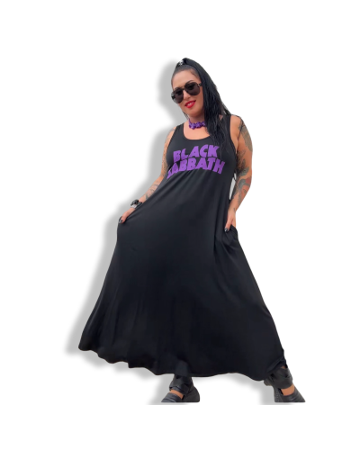 VESTIDO LARGO BLACK SABBAT|LA OVEJA NEGRA SHOP|DARK SHEEPS.