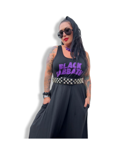VESTIDO LARGO BLACK SABBAT|LA OVEJA NEGRA SHOP|DARK SHEEPS.