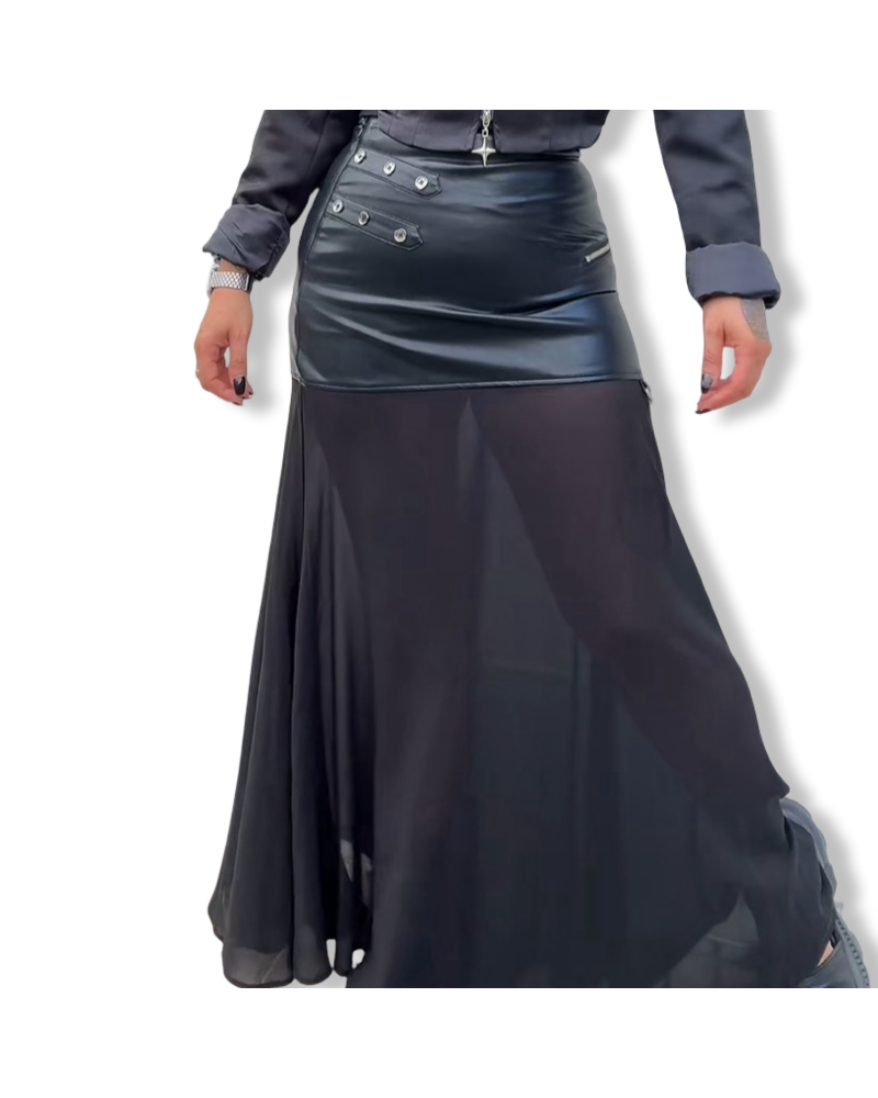 FALDA COMBINADA KAREN|LA OVEJA NEGRA SHOP.