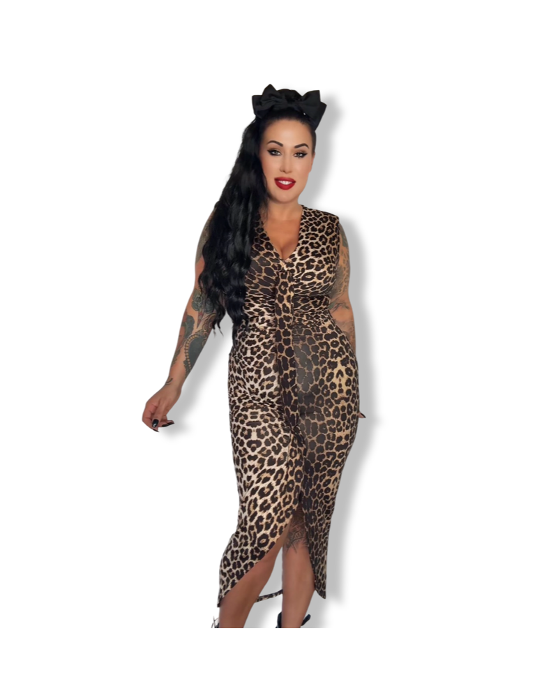 VESTIDO FELINE DRAP