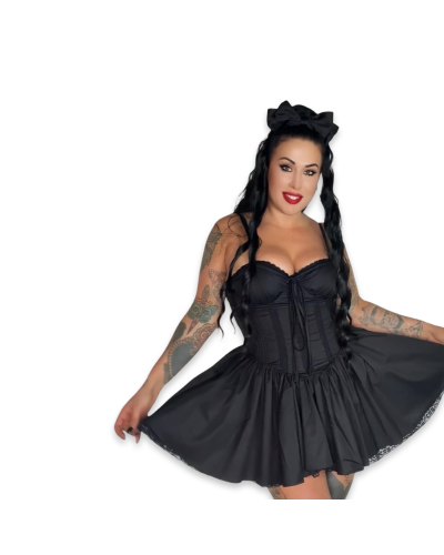 VESTIDO LOLITA ACORSETADO|LA OVEJA NEGRA SHOP.