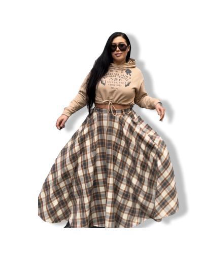 FALDA 70S AUTUMN|LA OVEJA NEGRA SHOP.