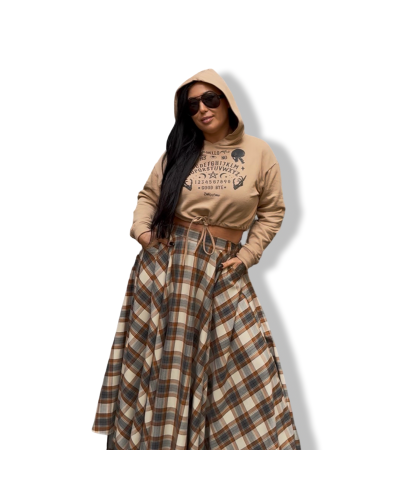 FALDA 70S AUTUMN|LA OVEJA NEGRA SHOP.