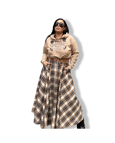 FALDA 70S AUTUMN|LA OVEJA NEGRA SHOP.