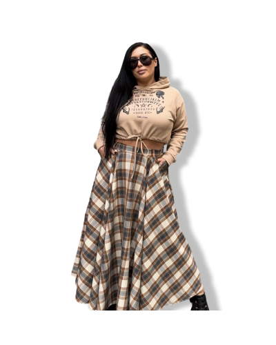 FALDA 70S AUTUMN|LA OVEJA NEGRA SHOP.