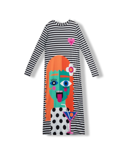 VESTIDO LARGO PICASSO LOLINA|LA Oveja Negra Shop.