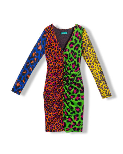 VESTIDO DRAPEADO CAÒTICA LOLINA|LA Oveja Negra Shop.