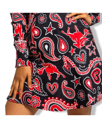 FALDA CORTA ALMA LIBRE  LOLINA|LA Oveja Negra Shop.