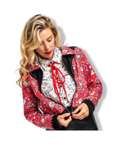 CAZADORA REMACHES ALMA LIBRE LOLINA|LA Oveja Negra Shop.