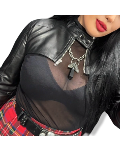 BIKER CROP | LA Oveja Negra Shop.